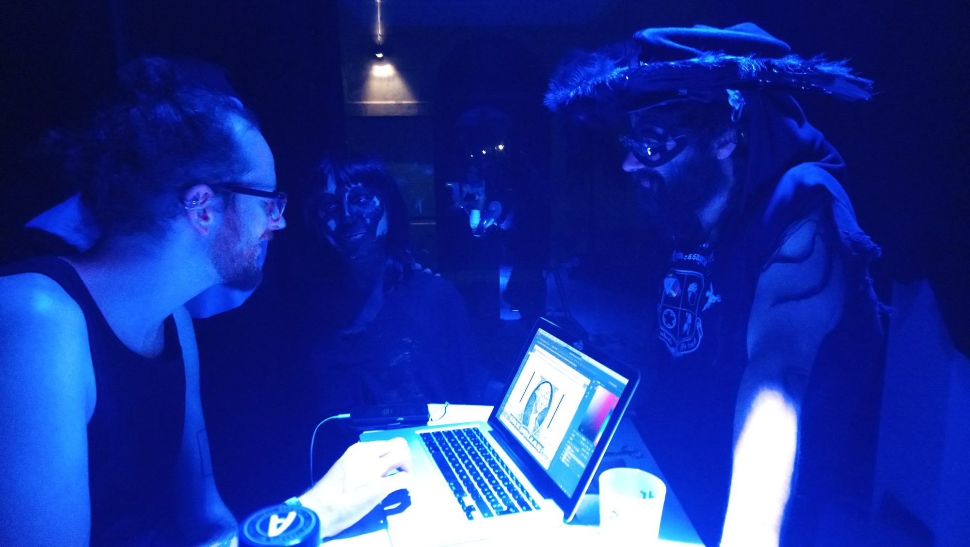 UNION TMF 24/7 – NO SLEEP UNTIL SOLSTICE, all night long performance with Marc du Murier, Le Poinçonneur and friends passing by, Halle Nord, Geneva, 2018