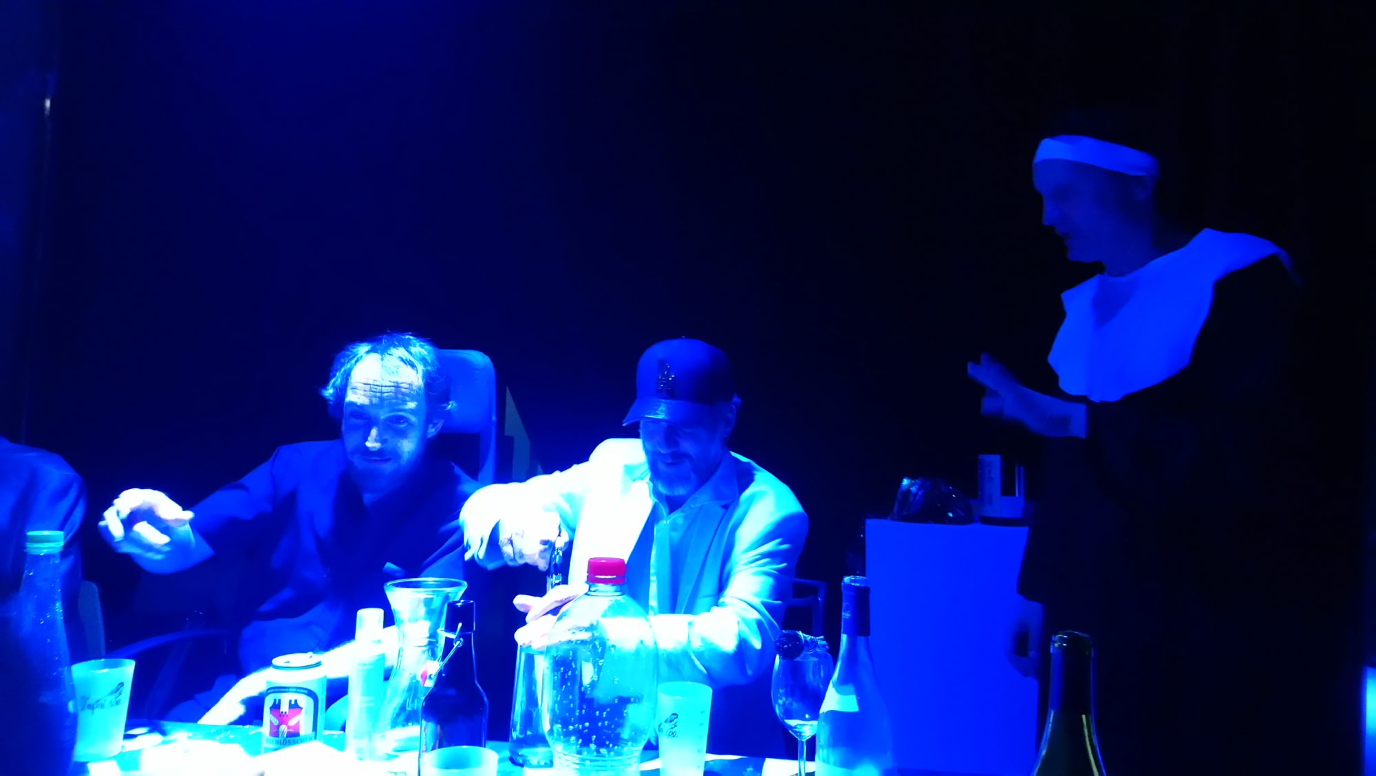 UNION TMF 24/7 – NO SLEEP UNTIL SOLSTICE, all night long performance with Johnatan Delachaux, Philiipe D. Eliopoulos, Julien Chaix and friends passing by, Halle Nord, Geneva, 2018