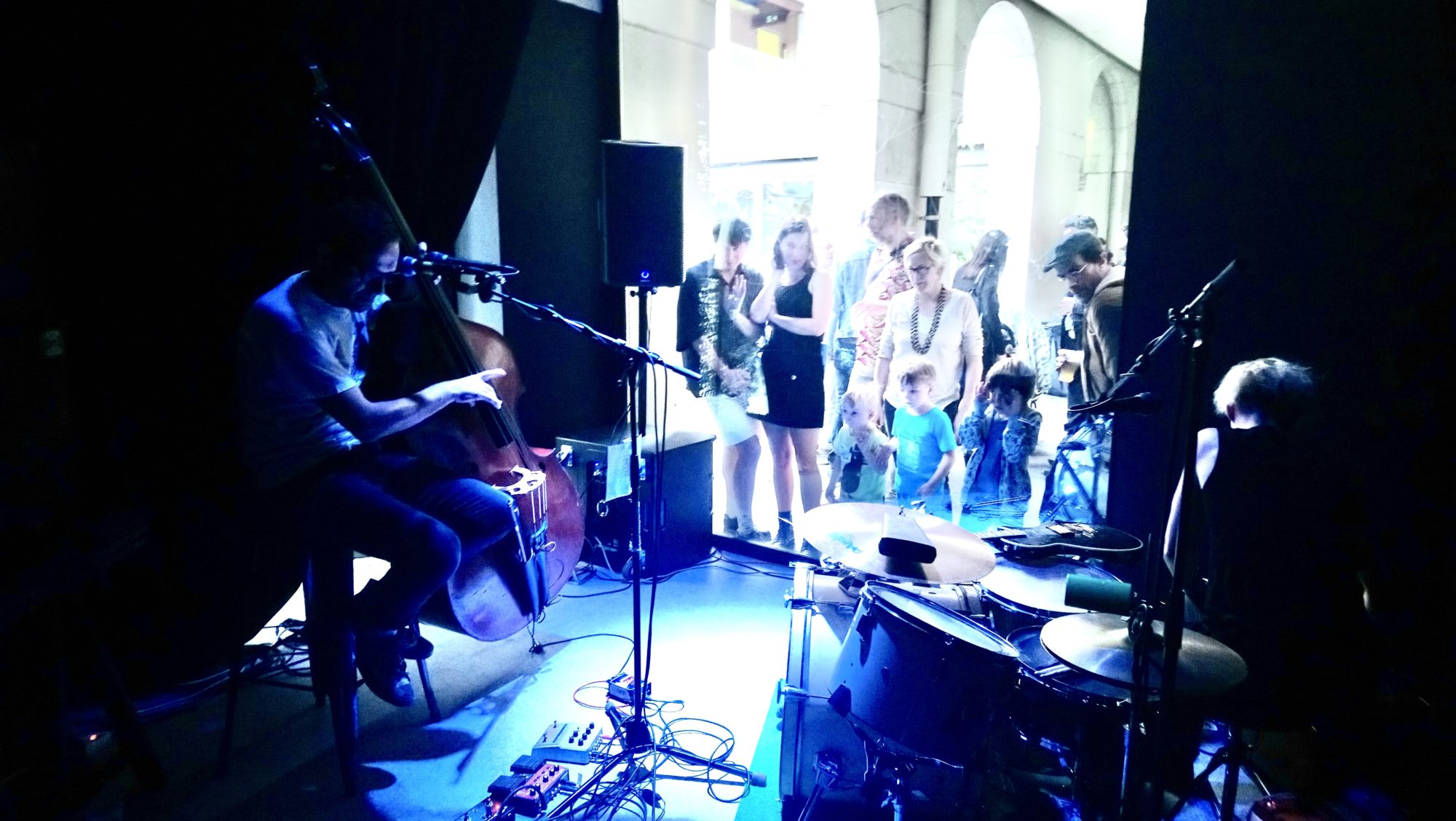 UNION TMF 24/7 – HYPERCULTE, live concert inside the window, opening night, Halle Nord, Geneva, 2018