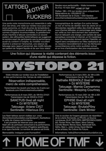 HOME OF TMF (TATTOED MOTHER FUCKERS) – DYSTOPO 21 – 8–10/3/2021